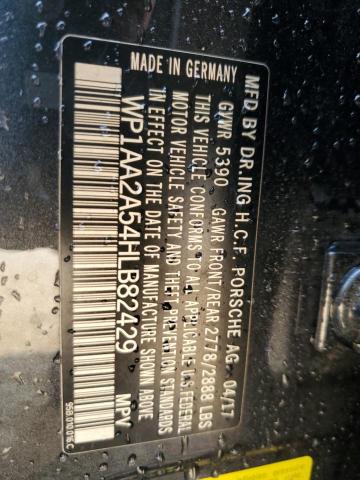 2017 PORSCHE MACAN WP1AA2A54HLB82429