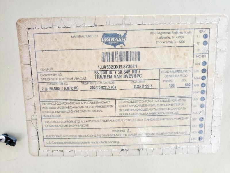 2014 ARO 53' DRY VAN #3259205974