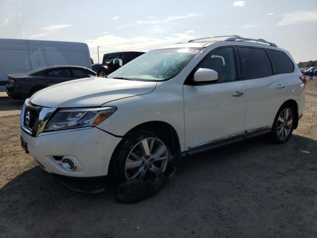 NISS PATHFINDER S 2015 white 4dr spor gas 5N1AR2MM2FC716596 photo #1