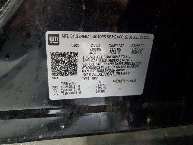 2022 GMC TERRAIN DE 3GKALXEV6NL261477
