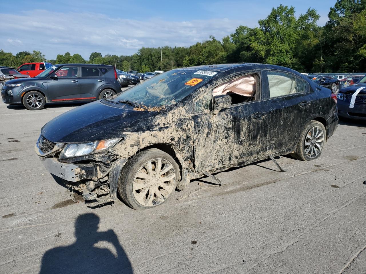 Lot #3260548075 2014 HONDA CIVIC EXL