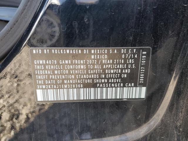 2014 VOLKSWAGEN JETTA BASE - 3VW2K7AJ1EM328368