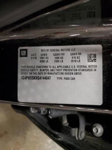 2016 BUICK VERANO SPO 1G4PW5SKXG4144047