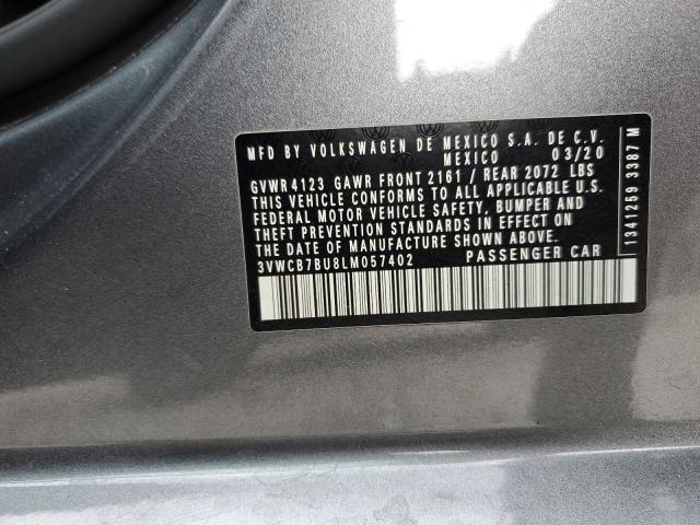 2020 VOLKSWAGEN JETTA S 3VWCB7BU8LM057402