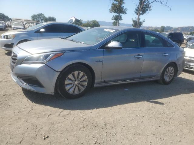 HYUNDAI SONATA HYB 2016 silver  hybrid engine KMHE24L17GA041656 photo #1