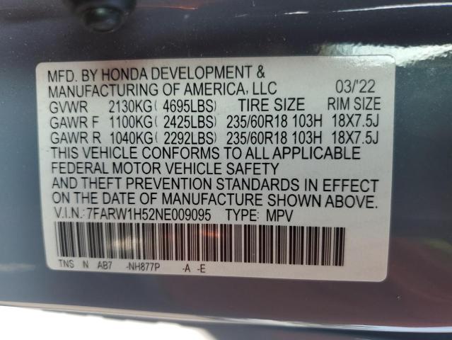2022 HONDA CR-V EX - 7FARW1H52NE009095