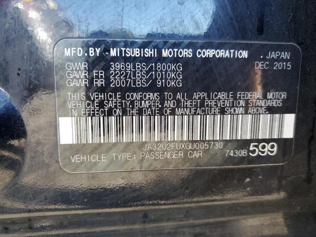 2016 MITSUBISHI LANCER ES JA32U2FUXGU005730