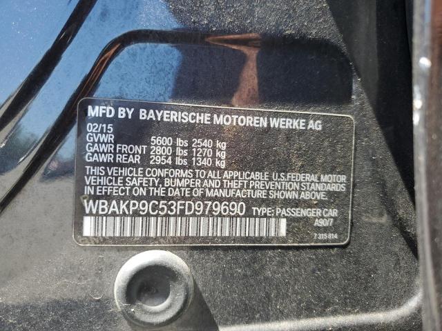 2015 BMW 550 XI WBAKP9C53FD979690