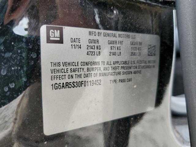 2015 CADILLAC CTS LUXURY 1G6AR5S30F0119452