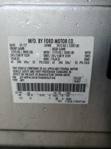 2017 FORD EDGE TITAN 2FMPK3K97HBB52742