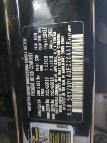 2014 HYUNDAI SANTA FE S - 5XYZUDLA0EG204418