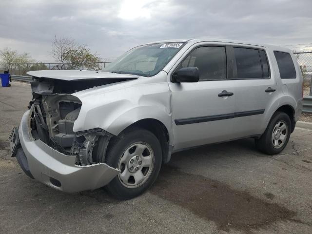 HONDA PILOT LX 2010 silver  gas 5FNYF4H27AB019615 photo #1