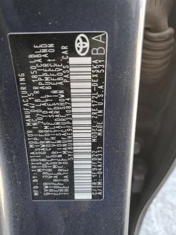 2015 TOYOTA COROLLA L - 5YFBURHE9FP310874