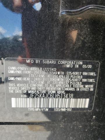 2020 SUBARU FORESTER P JF2SKAJC6LH513438