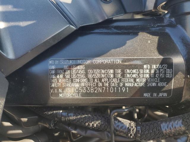 2022 SUZUKI GSX-S750 M JS1C533B2N7101191