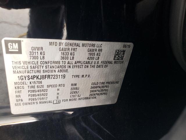 2015 CADILLAC ESCALADE PLATINUM 1GYS4PKJ8FR723119