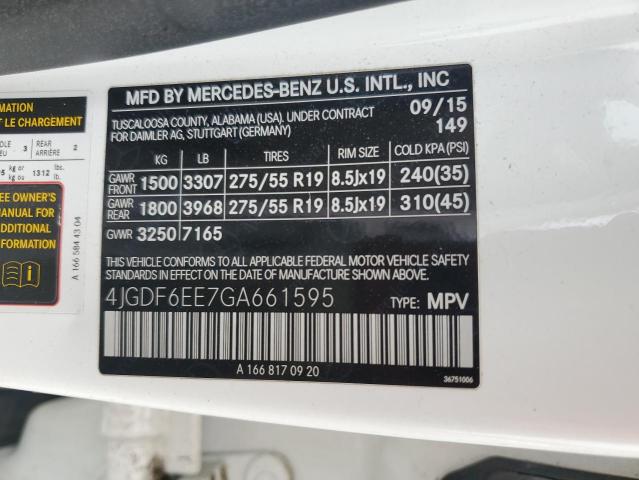2016 MERCEDES-BENZ GL 450 4MA - 4JGDF6EE7GA661595