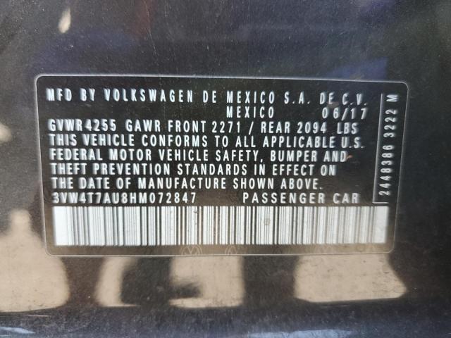 2017 VOLKSWAGEN GTI S 3VW4T7AU8HM072847