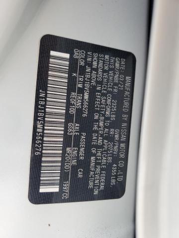 2021 NISSAN ROGUE SPORT SV JN1BJ1BV5MW566276