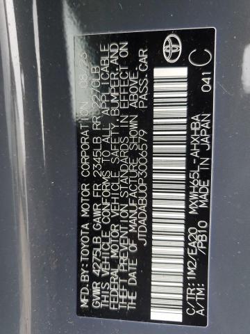 2023 TOYOTA PRIUS LE - JTDADABU0P3006579