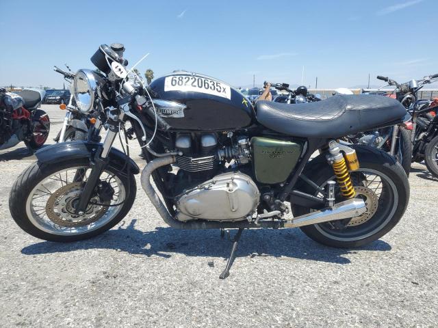TRIUMPH MOTORCYCLE THRUXTON 9 2008 black road/str gas SMT920K158T325570 photo #4