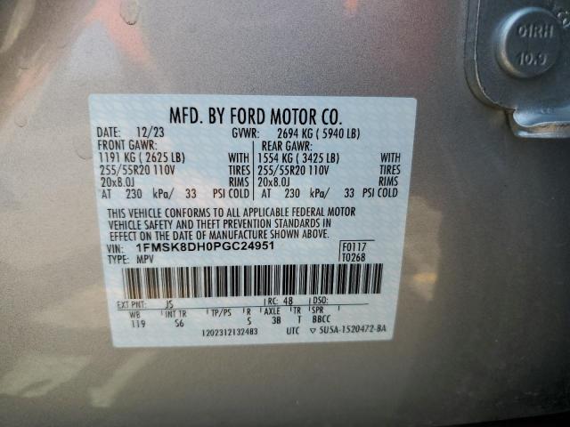 2023 FORD EXPLORER X #3287630012