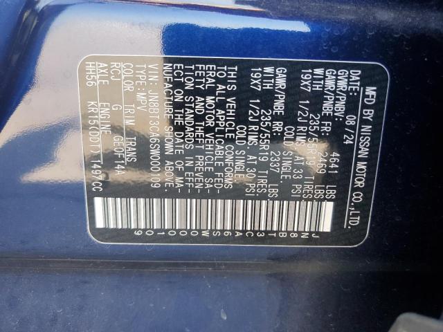 2025 NISSAN ROGUE SL JN8BT3CA6SW000109