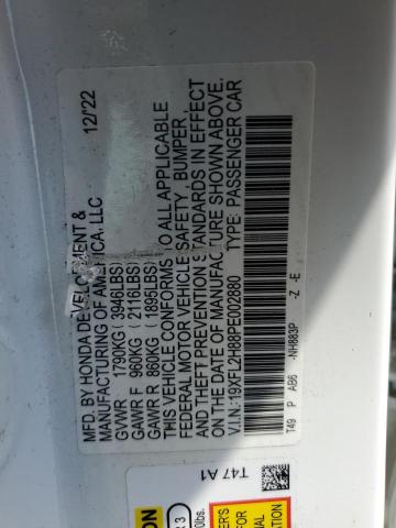 2023 HONDA CIVIC SPOR - 19XFL2H88PE002880