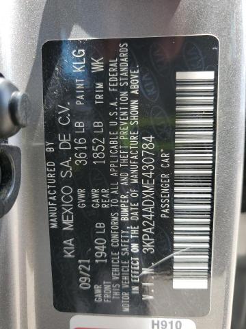 2021 KIA RIO 3KPA24ADXME430784