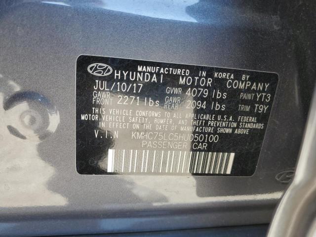 2017 HYUNDAI IONIQ SEL - KMHC75LC5HU050100