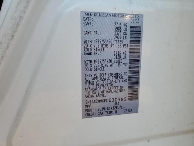 2014 NISSAN PATHFINDER - 5N1AR2MMXEC630385