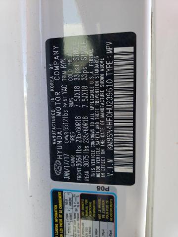 2017 HYUNDAI SANTA FE S - KM8SN4HF0HU239610