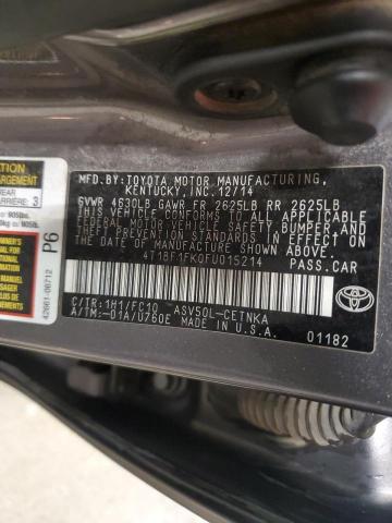 2015 TOYOTA CAMRY LE - 4T1BF1FK0FU015214