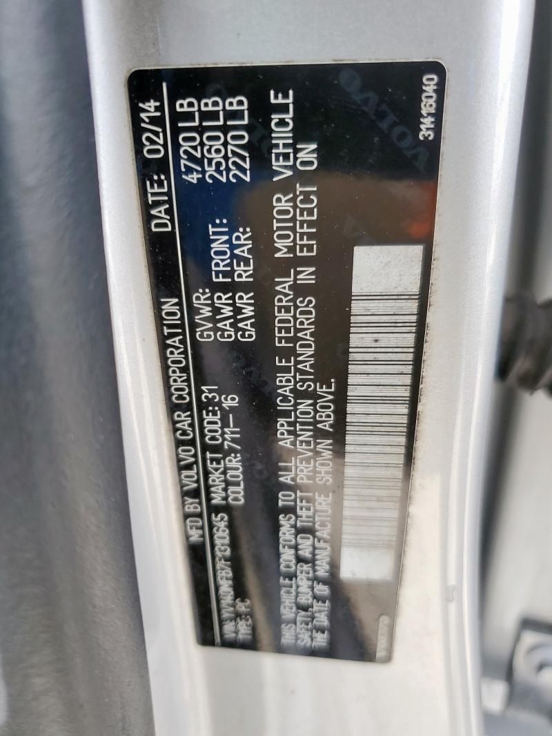 2015 VOLVO S60 PREMIER YV140MFB7F1310645