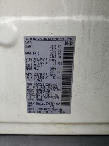 2020 NISSAN ROGUE S - 5N1AT2MVXLC746788