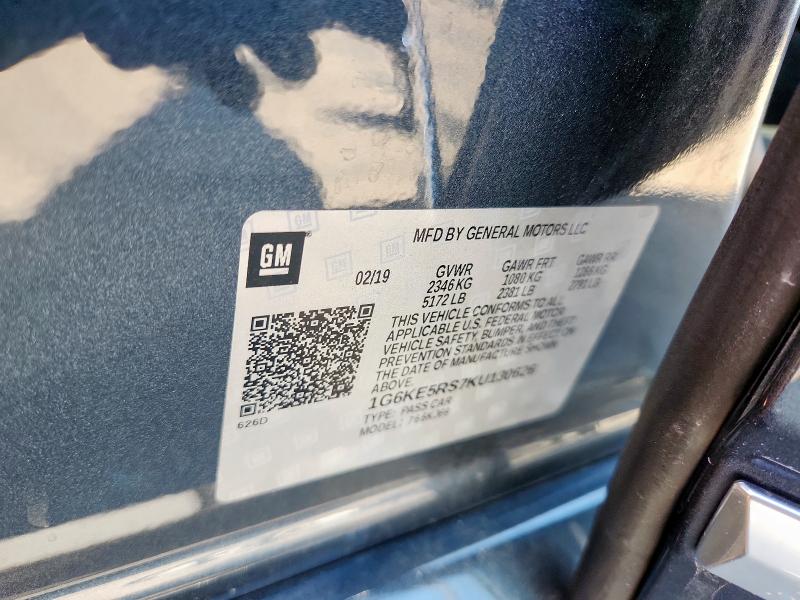 2019 CADILLAC CT6 - 1G6KE5RS7KU130626