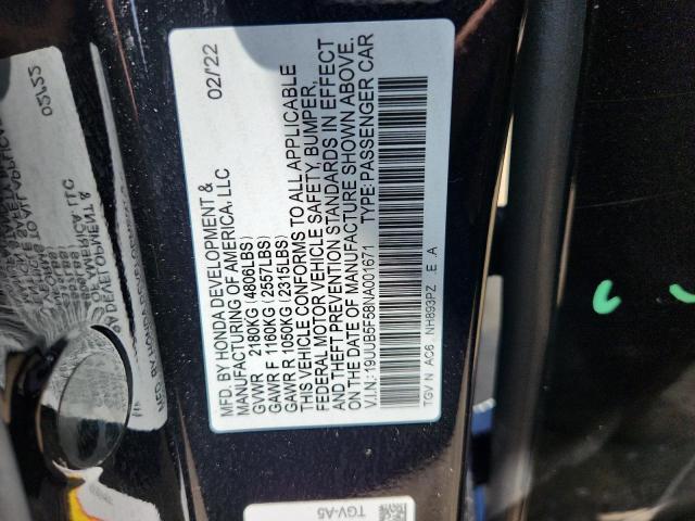 2022 ACURA TLX TECH A 19UUB5F58NA001671