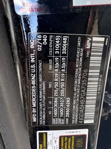 2016 MERCEDES-BENZ GLE 350 4M 4JGDA5HB7GA735706