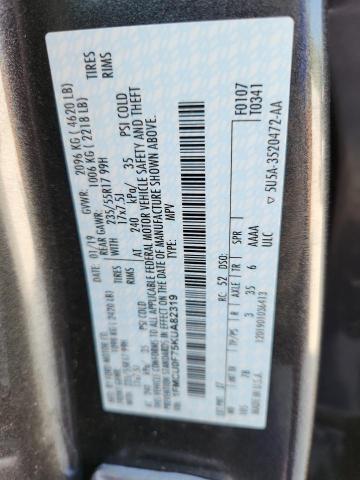 2019 FORD ESCAPE S 1FMCU0F75KUA82319
