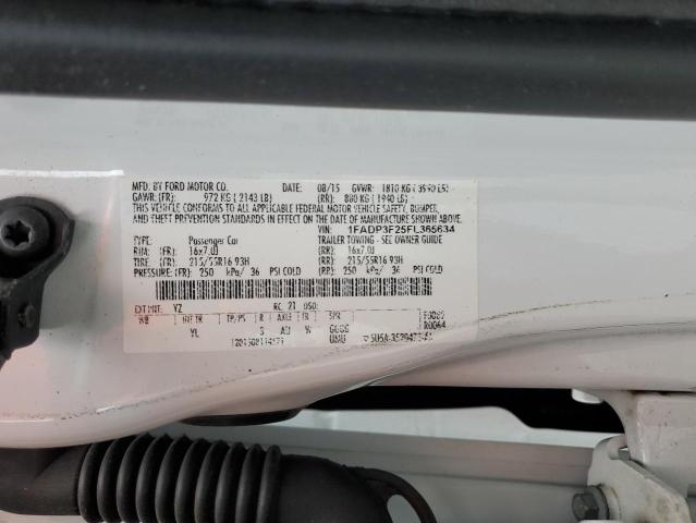 2015 FORD FOCUS SE 1FADP3F25FL365634