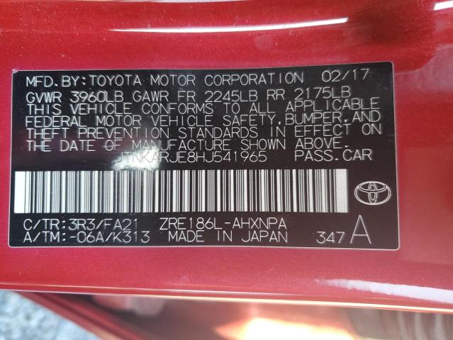 2017 TOYOTA COROLLA IM - JTNKARJE8HJ541965