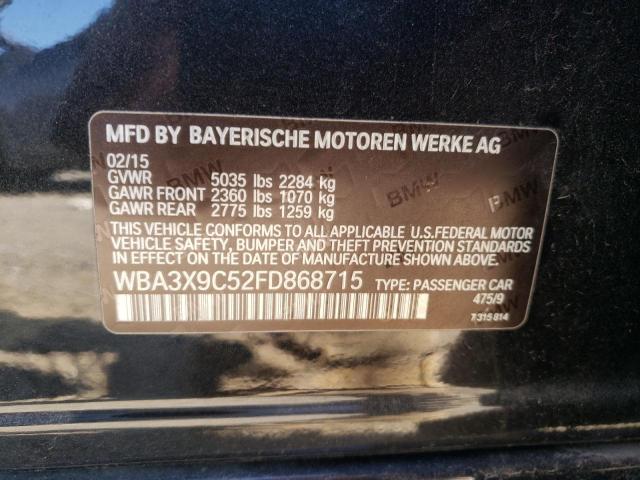 2015 BMW 335 XIGT WBA3X9C52FD868715
