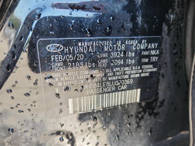 2020 HYUNDAI ELANTRA SE KMHD84LF8LU070369