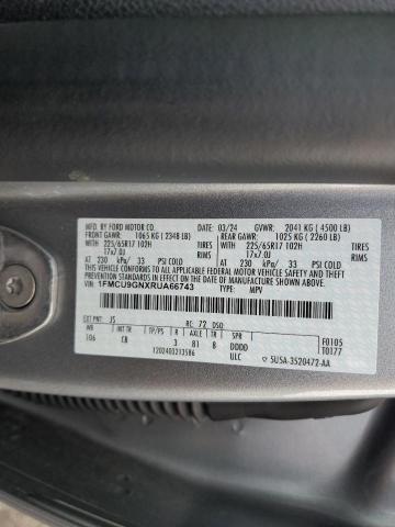 2024 FORD ESCAPE ACT - 1FMCU9GNXRUA66743