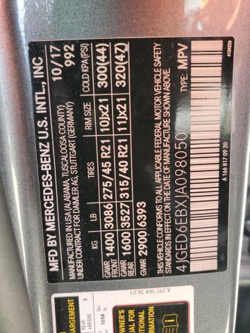 2018 MERCEDES-BENZ GLE COUPE 4JGED6EBXJA098050