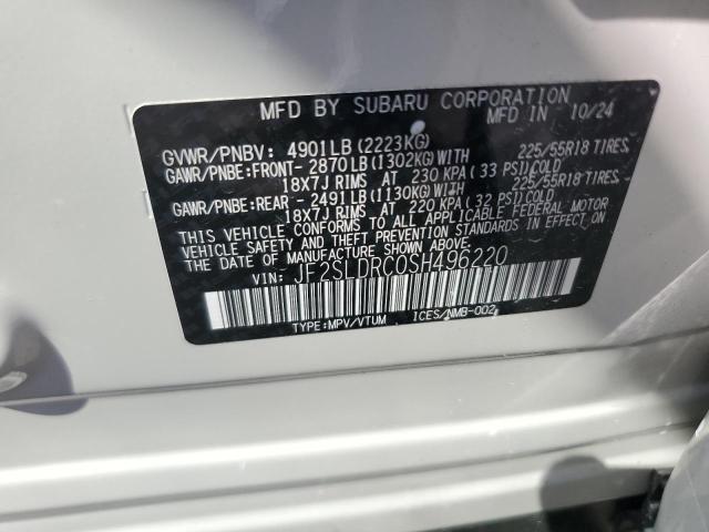 2025 SUBARU FORESTER LIMITED JF2SLDRC0SH496220