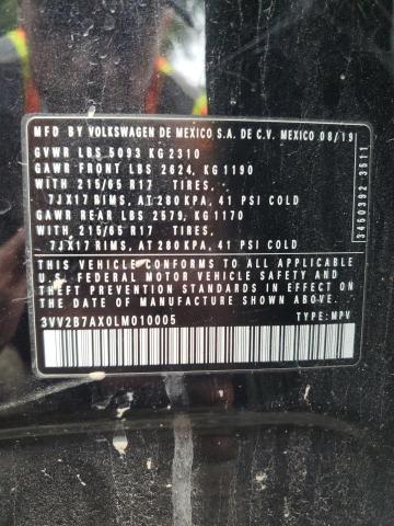 2020 VOLKSWAGEN TIGUAN SE - 3VV2B7AX0LM010005