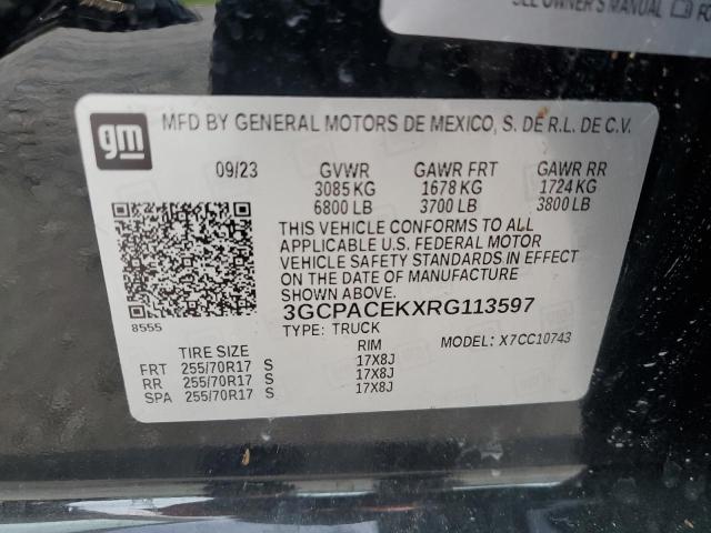 2024 CHEVROLET SILVERADO - 3GCPACEKXRG113597