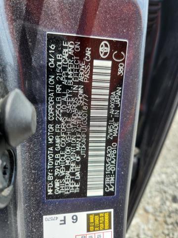 2016 TOYOTA PRIUS #3285696664