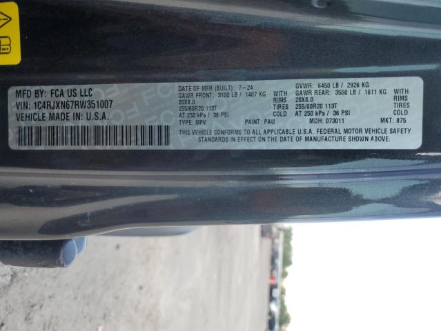 2024 JEEP WRANGLER 4 1C4RJXN67RW351007